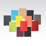 Fabriano Ecoqua Original Stapled - 90gsm Lined A5 Anthracite 40 Sheets
