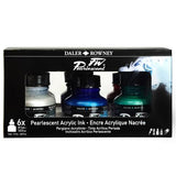 Daler Rowney FW Acrylic Ink Sets - Pearlescent 6 X 29.5ml