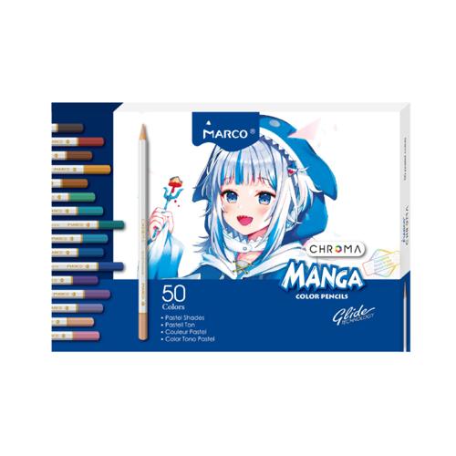 Marco Chroma Coloured Pencil Set 50 - 50 Piece