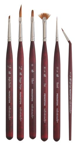 Princeton Velvetouch Mini Brush Set - Set 6