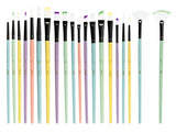 Byron Pastel Paint Brush Sets - Set 10 Piece