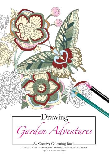 Jasart Adult Colouring Books - Water Colouring Book A4 Animals
