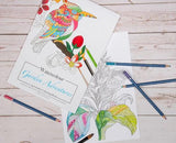 Jasart Adult Colouring Books - Water Colouring Book A4 Animals