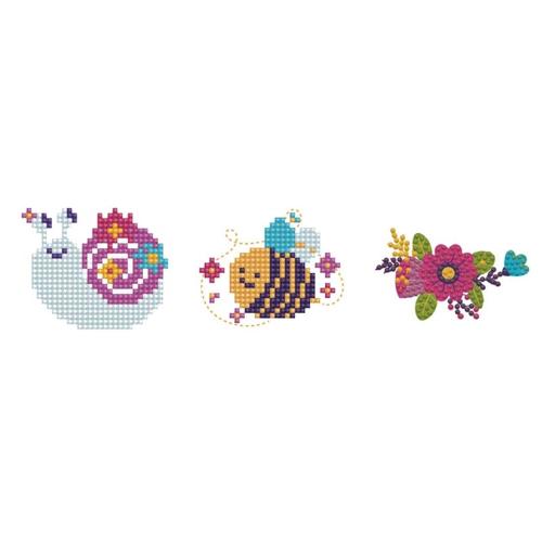 Diamond Dotz Dotzies 3 Sticker Packs - Garden Friends