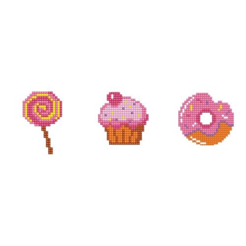 Diamond Dotz Dotzies 3 Sticker Packs - Yum