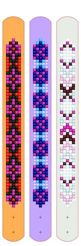 Diamond Dotz Dotzies Bracelet Packs - Mauves