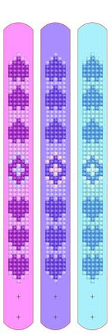 Diamond Dotz Dotzies Bracelet Packs - Blues
