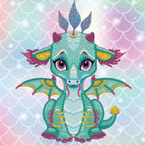 Diamond Dotz Dotz Box Medium - Ariel The Baby Dragon