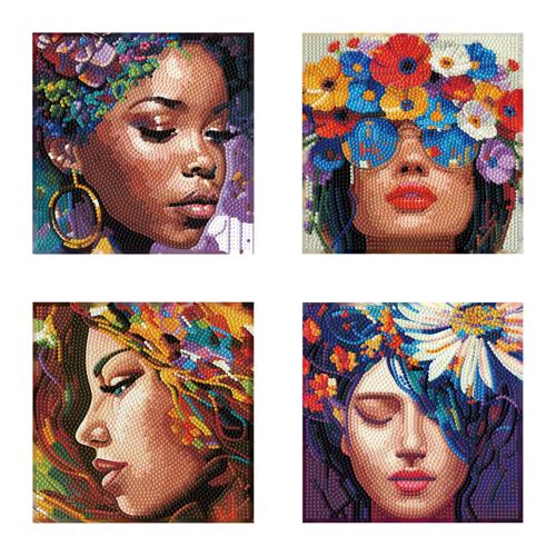 Diamond Dotz Mini Dotz - Four Beauties