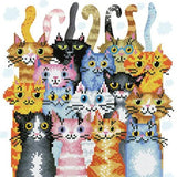 Diamond Dotz Diamond Kit  - Cats Meow 45x32cm