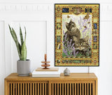 Diamond Dotz Diamond Kit  - Snow Leopards 75x50cm