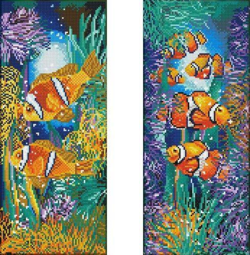 Diamond Dotz Diamond Kit  - X 2 Aquarium 21x50cm