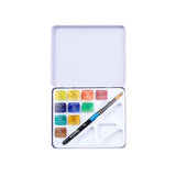 Daler Rowney Aquafine Half Pan Travel Tin 10 - Travel Tin 10