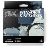 Winsor & Newton Artists' Oil Colour Sets 37ml - 5x 37ml Grey Scale Set