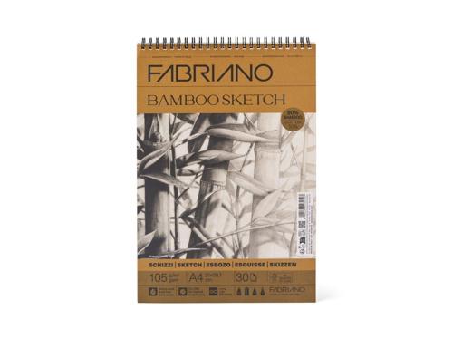 Fabriano Bamboo Sketch Pads - 105gsm A4 30 Sheets Sprial
