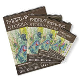 Fabriano Storia Spiral Pads - 180gsm 12.5x18cm 30 Sheets