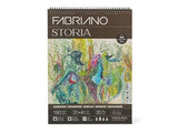 Fabriano Storia Spiral Pads - 180gsm 31x41cm 30 Sheets