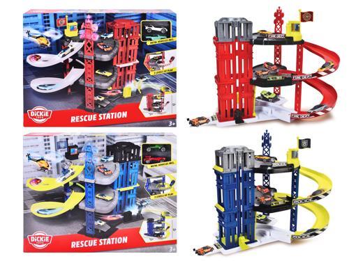 Dickie Rescue Station Emergency Vehicle Playset With Light & Sound