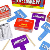 Higher Or Lower Family Trivia Card Game - Gift Republic
