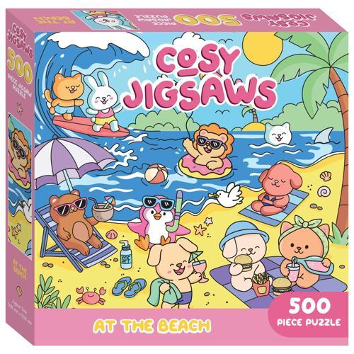 At The Beach 500 Piece Adult Jigsaw Puzzle - Cosy Jigsaws