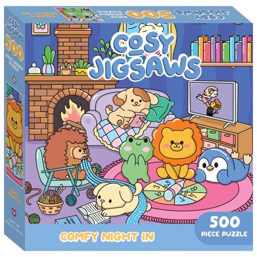 Comfy Night In 500 Piece Adult Jigsaw Puzzle - Cosy Jigsaws