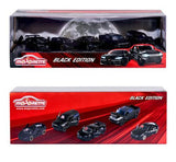 Majorette Black Edition Die-Cast Toy Cars 5 Piece Gift Pack