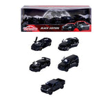 Majorette Black Edition Die-Cast Toy Cars 5 Piece Gift Pack