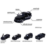Majorette Black Edition Die-Cast Toy Cars 5 Piece Gift Pack