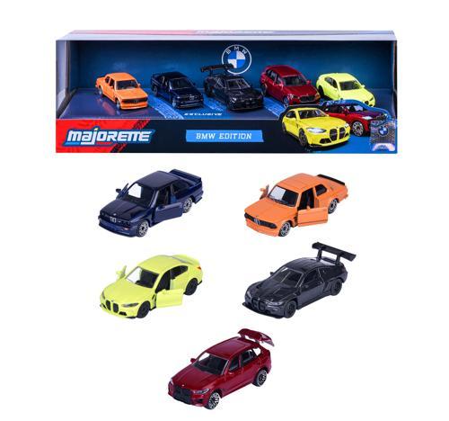 Majorette BMW Die-Cast Toy Cars 5 Piece Gift Pack
