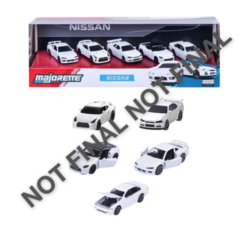 Majorette Nissan Nismo 1:64 Die-Cast Cars 5 Piece Gift Pack