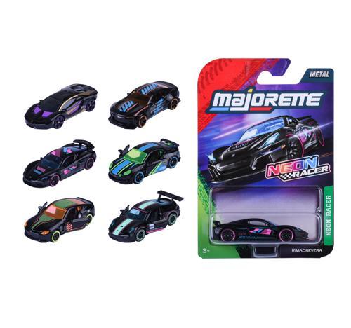 Majorette Neon Racer Premium Die-Cast Toy Cars Assorted