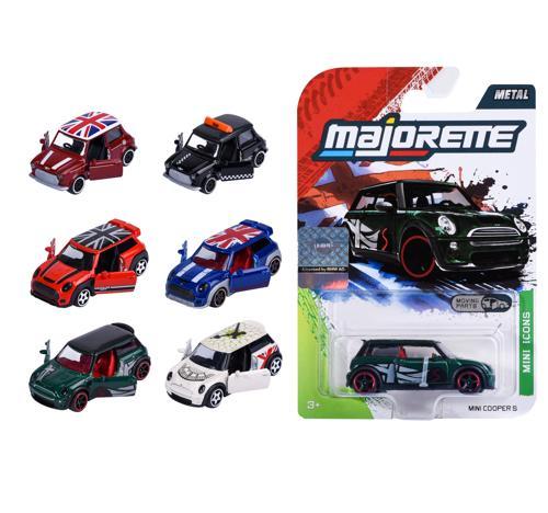 Majorette Mini Cooper Premium 1:64 Die-Cast Toy Cars Assorted