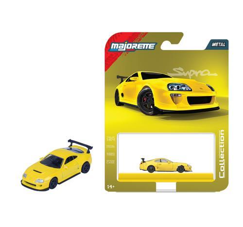 1995 Toyota Supra Yellow Die-Cast Toy Car - Majorette