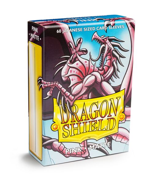 Dragon Shield Japanese Size Matte Card Sleeves - Pink