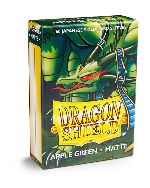 Dragon Shield Japanese Size Matte Card Sleeves - Apple Green