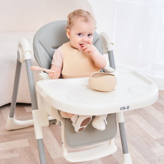 Silicone Suction Bowl - Light Blue - Mombella