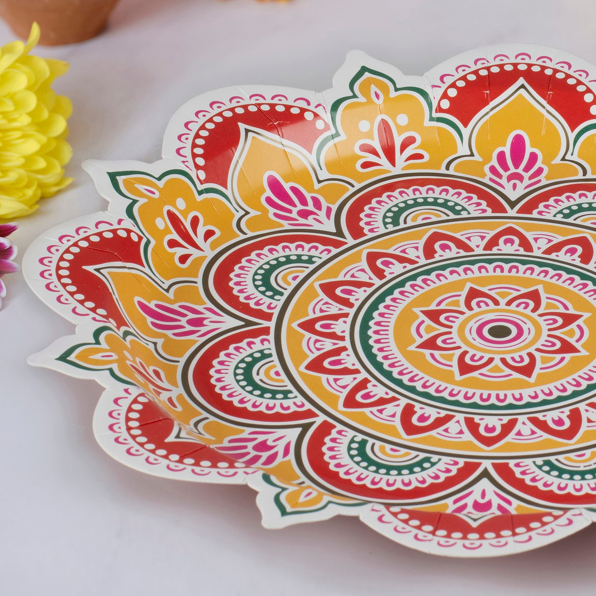 Paper Plates - Diwali NPC Multicoloured