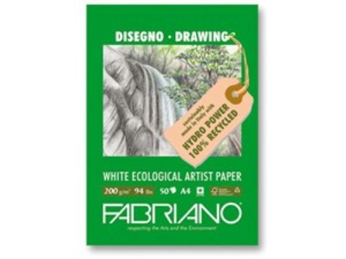 Ecological Paper 70x100 cm, 200gsm TCF, FSC certified, perfect for eco-friendly writing, drawing, and crafting projects.