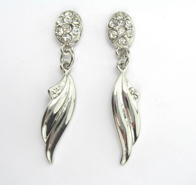 Earrings Rhodium. Gold - Smartfox