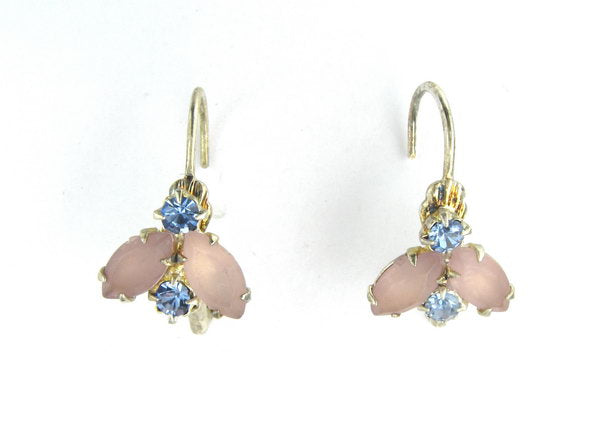 Earrings - Diamante Fly - Purple