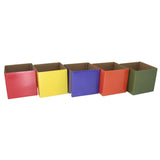 Posy Box Mixed Colours Pack of 25.  - Hot pink Yellow Violet Moss and Orange.