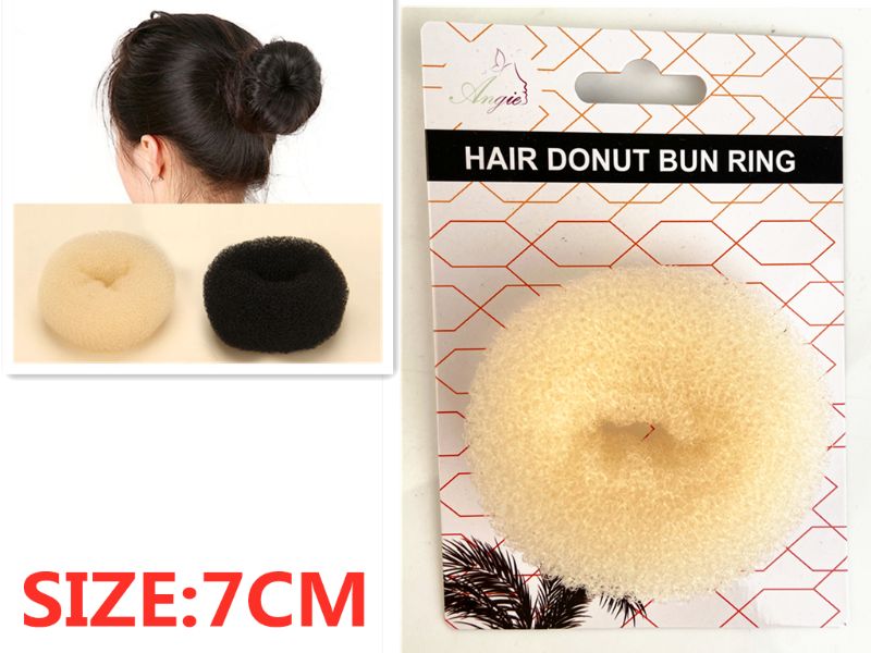 Hair Donut Bun Maker - 7cm (Set of 12)
