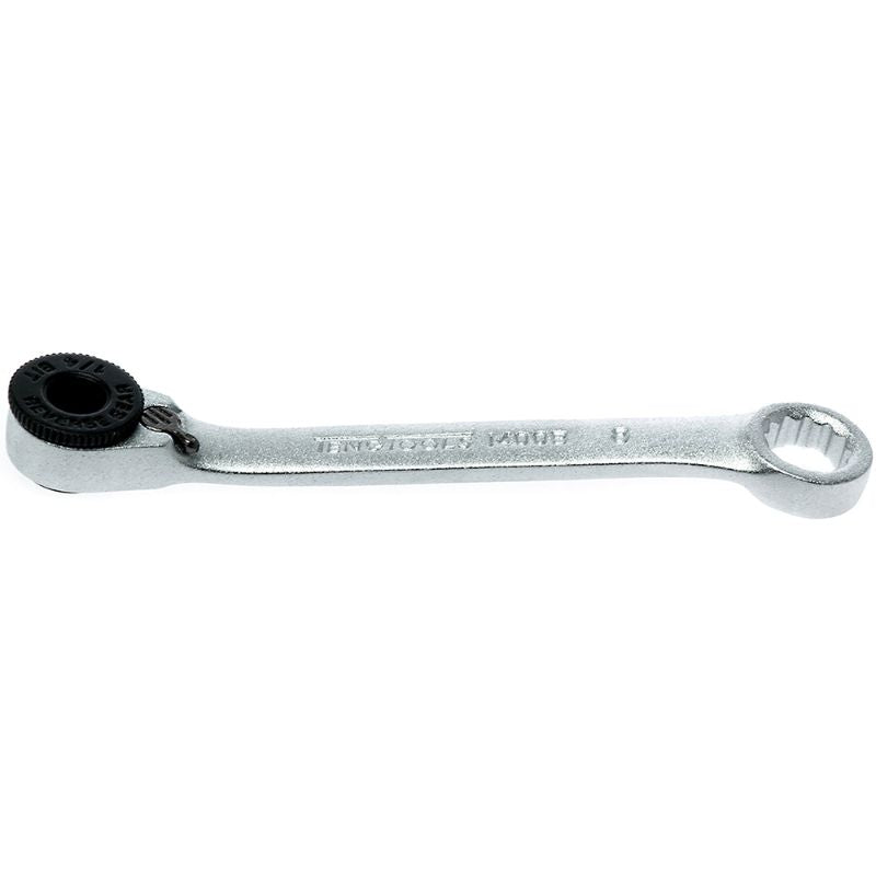 Teng Mini Bits 72T Ratchet with 8mm Ring Spanner, compact and durable tool for precise automotive repairs and maintenance.