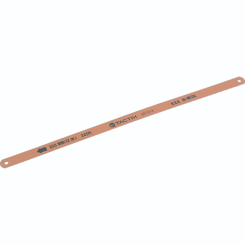 Tactix Hacksaw Blade 2pc 300mm/12in Bi-Metal 24T