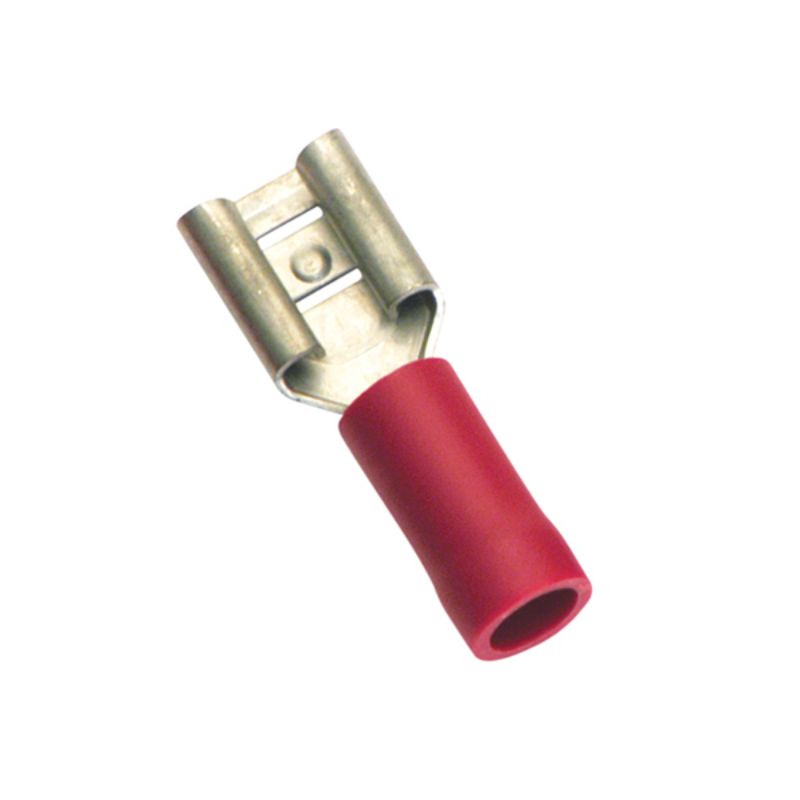 Champion Red Female Push-On Spade Terminal -20pk