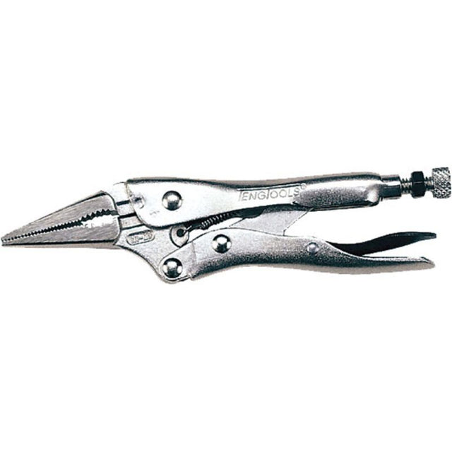 Long nose power grip plier by Teng, 9 inches, ideal for precision gripping and reaching tight spaces.