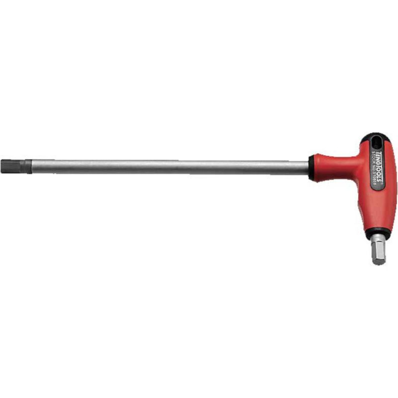 Teng T-Handle Hex Driver 8.0mm x 190mm, featuring ergonomic grip, extended reach, and wear prevention for hex screws.