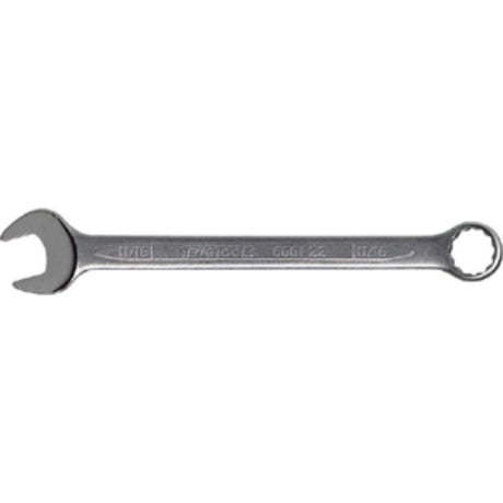 Teng Combination Spanner 1-1/4in, crafted from Chrome Vanadium Steel, features a 12-point offset head for better access and durability.