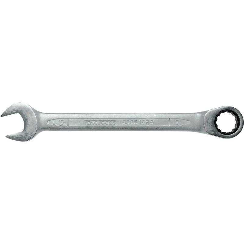 Teng Ratchet Combination Spanner 19mm with 72 teeth, dual-ended design for precision in automotive and maintenance tasks.