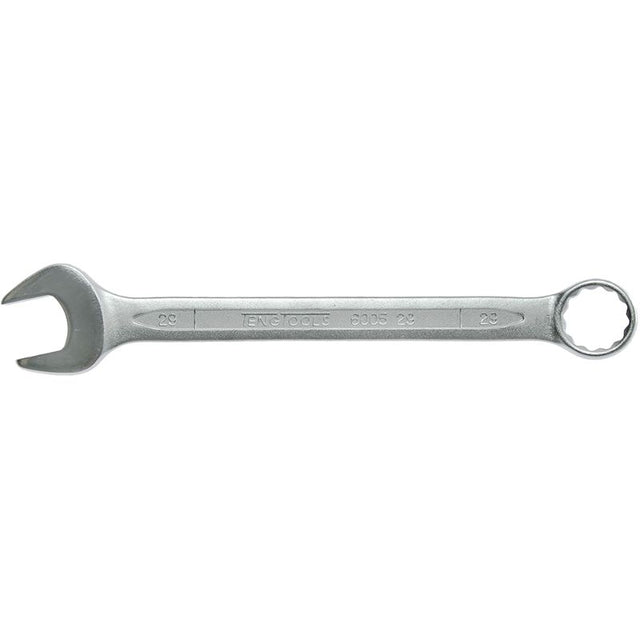 Teng Combination Spanner 29mm made of Chrome Vanadium Steel, featuring 12-point ring end for accessibility and minimal damage.